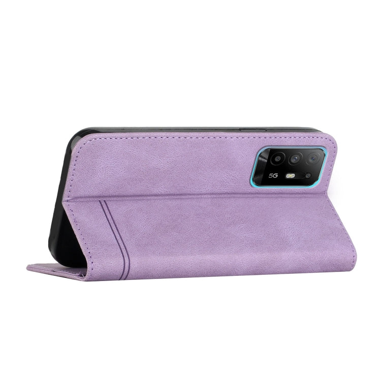 For OPPO A94 5G Strong Magnetic Leather Case