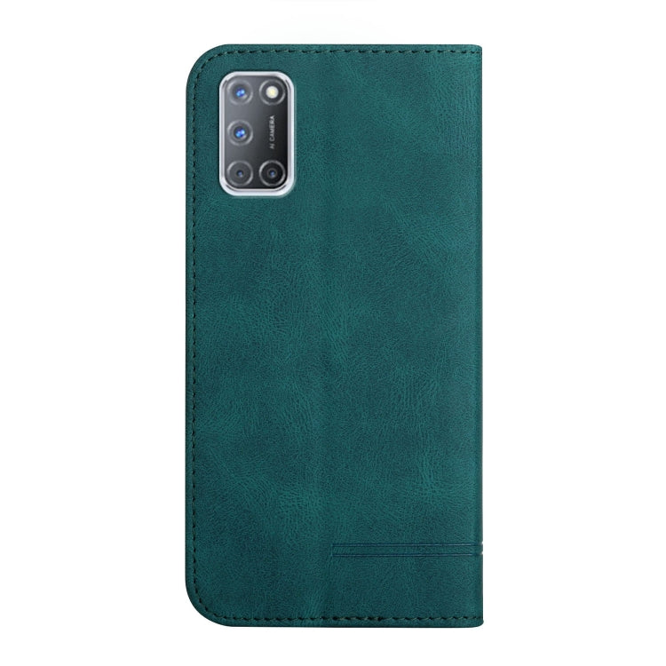 For OPPO A52 / A72 / A92 Strong Magnetic Leather Case