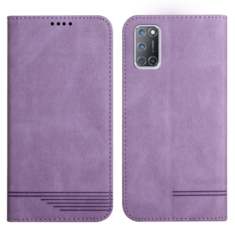 For OPPO A52 / A72 / A92 Strong Magnetic Leather Case