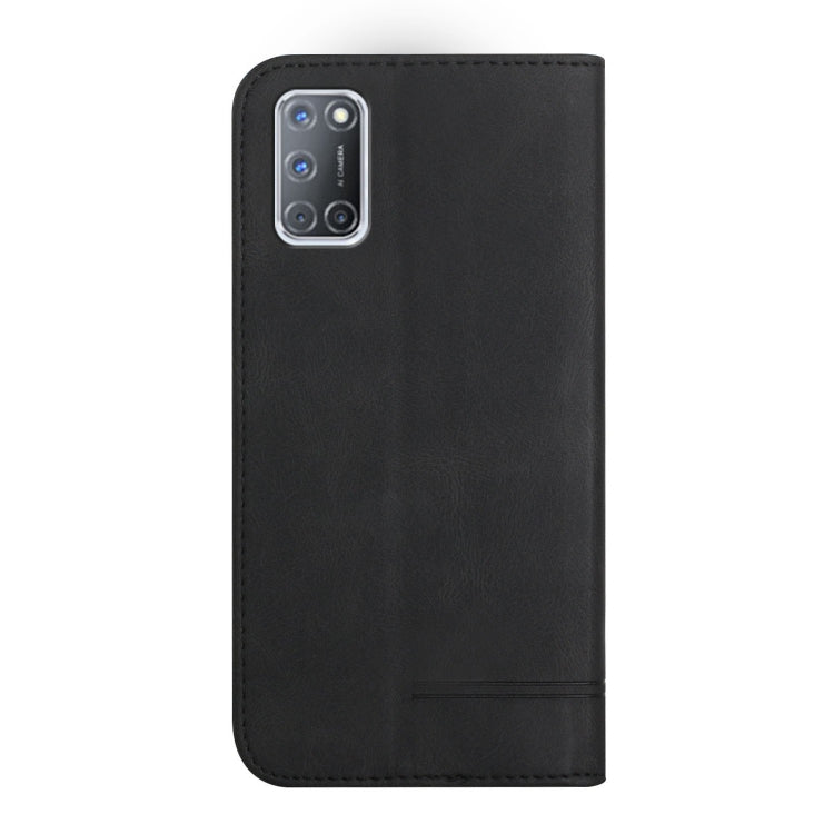 For OPPO A52 / A72 / A92 Strong Magnetic Leather Case