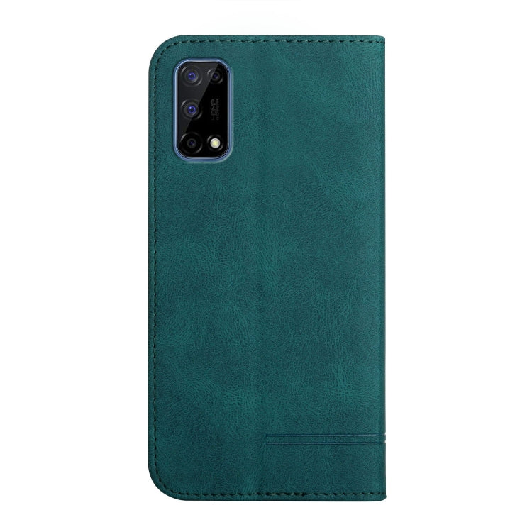 For Realme 7 5G Strong Magnetic Leather Case