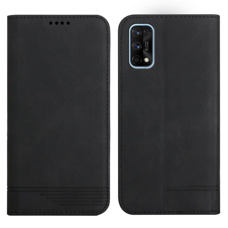 For Realme 7 Pro Strong Magnetic Leather Case