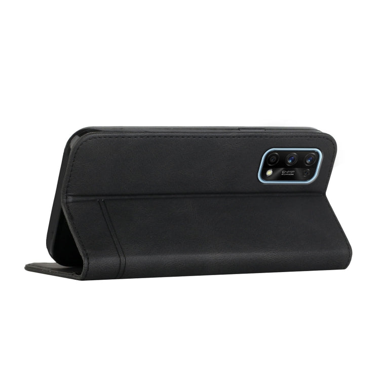 For Realme 7 Pro Strong Magnetic Leather Case