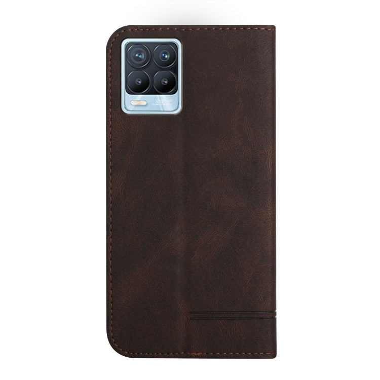 For Realme 8 4G / 8 Pro Strong Magnetic Leather Case