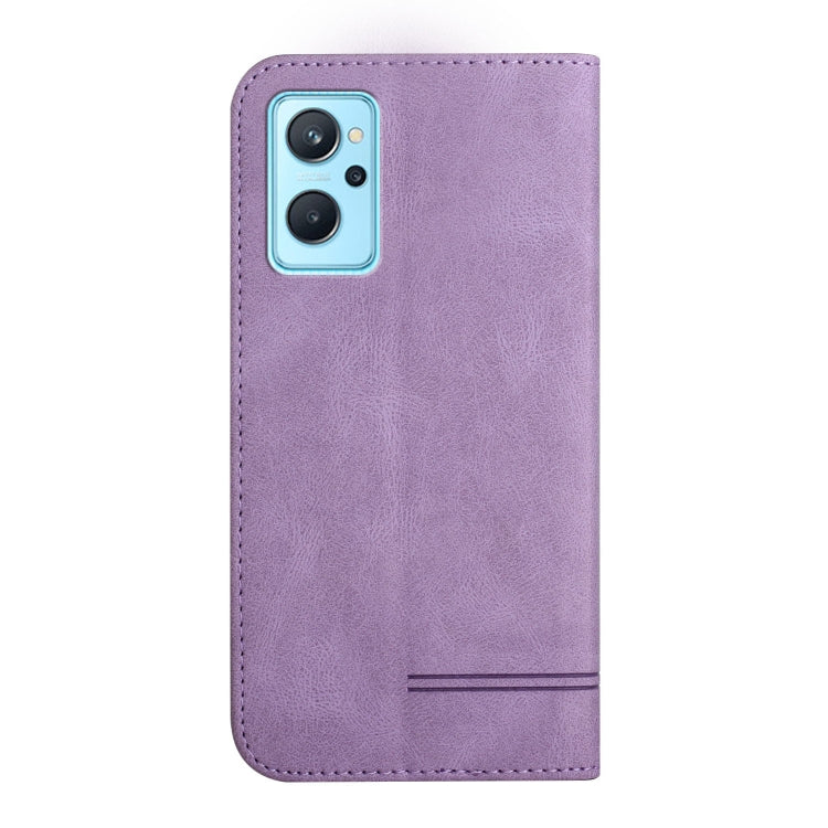 For Realme 9i Strong Magnetic Leather Case