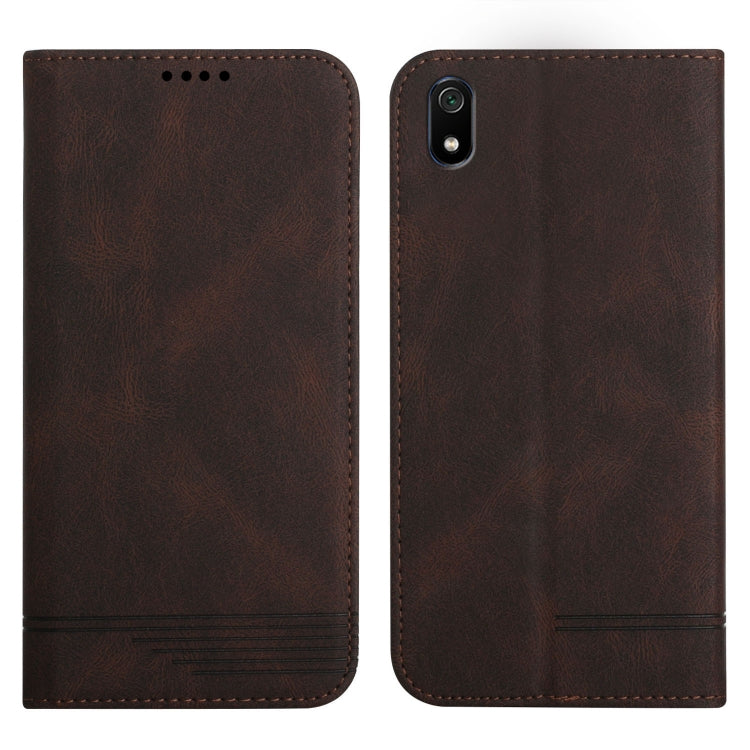 For Xiaomi Redmi 7A Strong Magnetic Leather Case