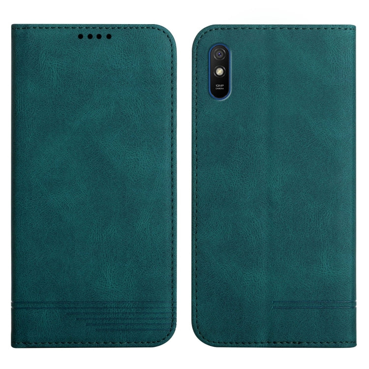 For Xiaomi Redmi 9A Strong Magnetic Leather Case
