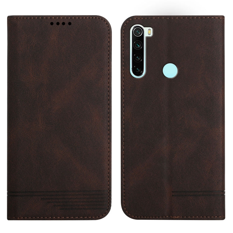 For Xiaomi Redmi Note 8 Strong Magnetic Leather Case