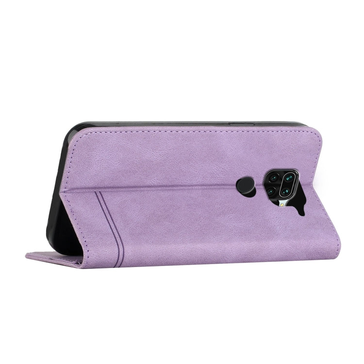 For Xiaomi Redmi Note 9 Strong Magnetic Leather Case