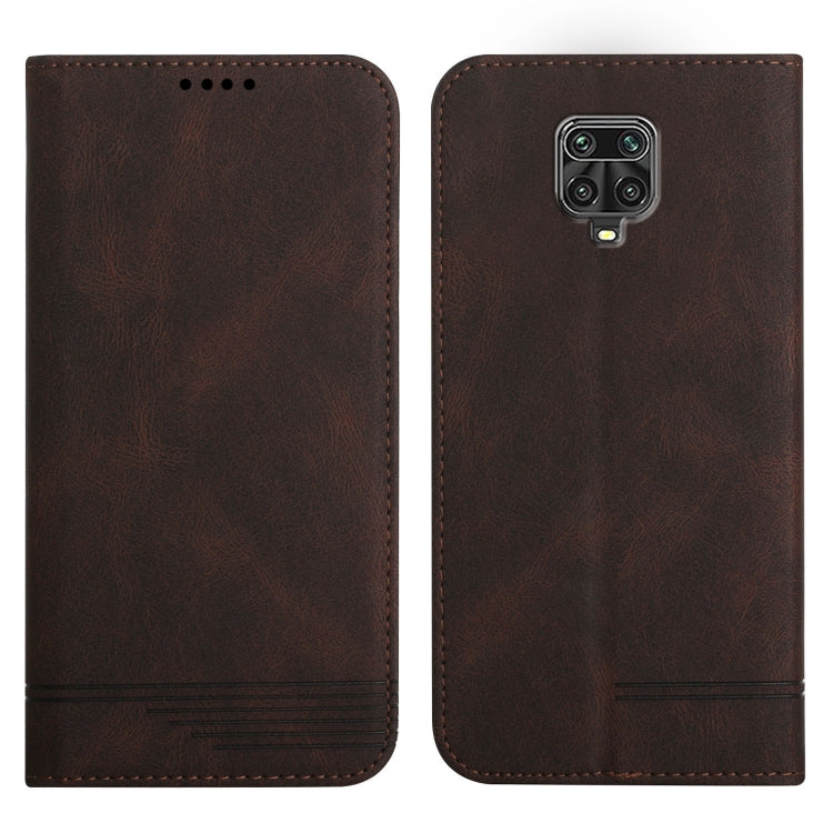 For Xiaomi Redmi Note 9 Pro Strong Magnetic Leather Case
