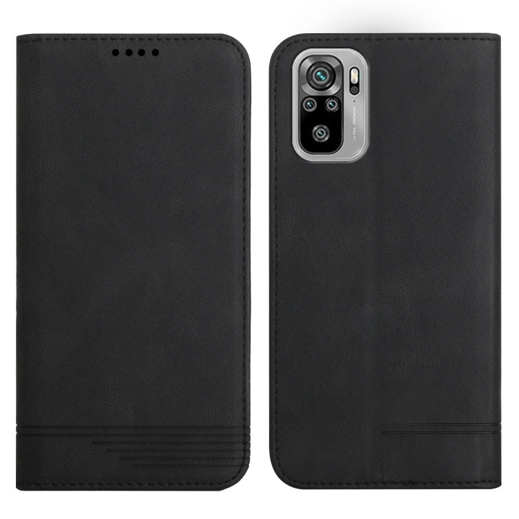 For Xiaomi Redmi Note 10 4G Strong Magnetic Leather Case