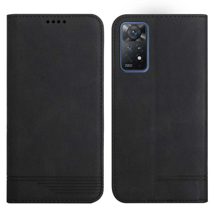 For Xiaomi Redmi Note 11 Pro Strong Magnetic Leather Case