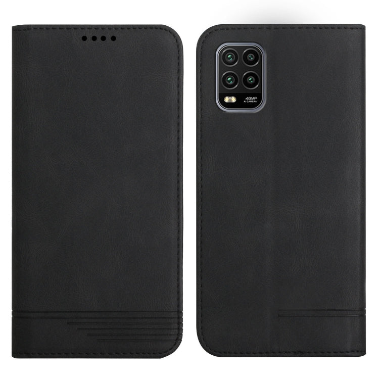 For Xiaomi Mi 10 Lite Strong Magnetic Leather Case