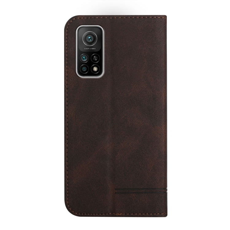 For Xiaomi Mi 10T Strong Magnetic Leather Case