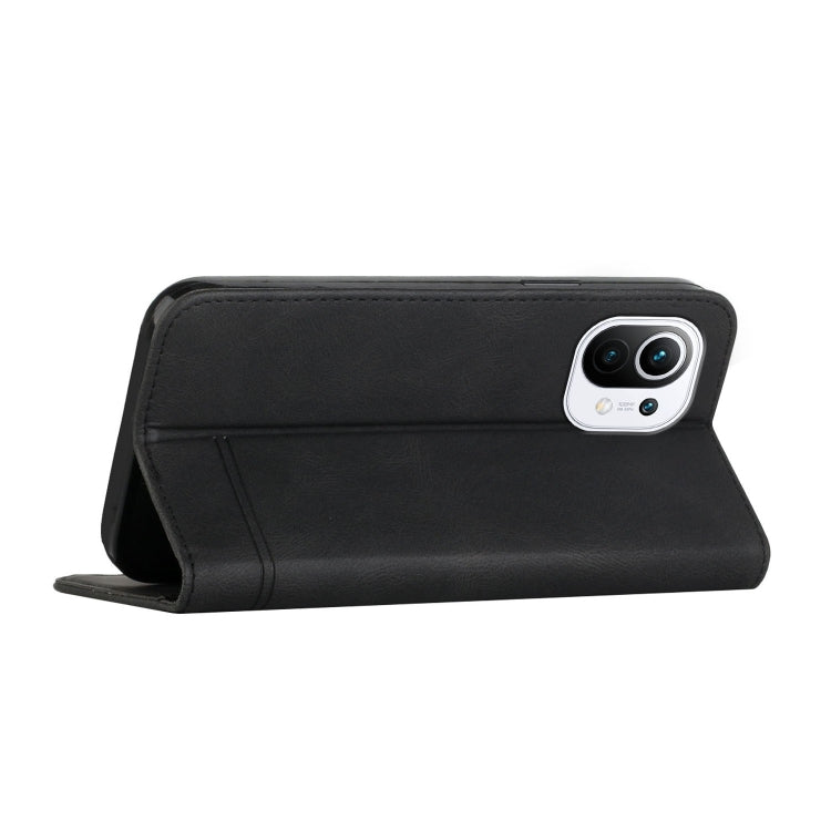 For Xiaomi 11 Lite 5G NE Strong Magnetic Leather Case