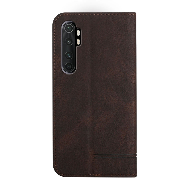 For Xiaomi Mi Note 10 Lite Strong Magnetic Leather Case