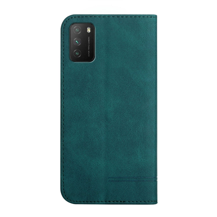 For Xiaomi Poco M3 Strong Magnetic Leather Case