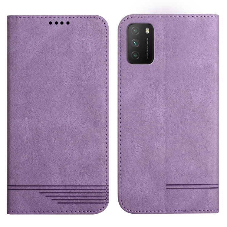 For Xiaomi Poco M3 Strong Magnetic Leather Case