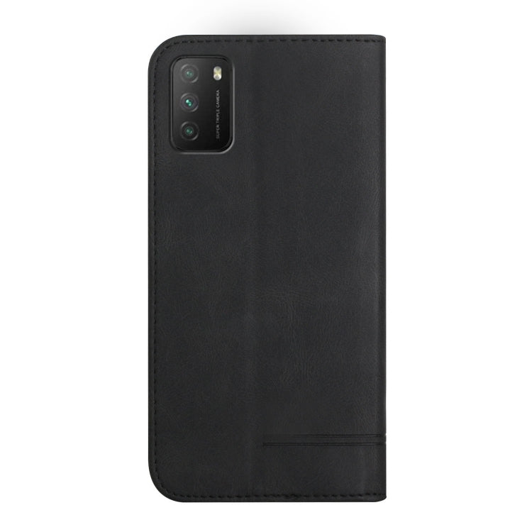 For Xiaomi Poco M3 Strong Magnetic Leather Case