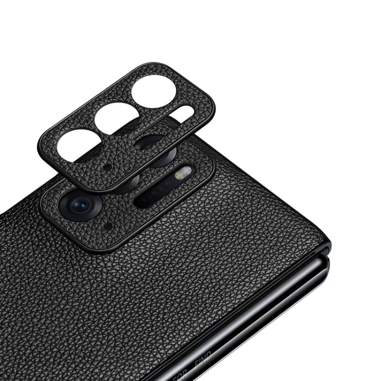 For OPPO Find N Litchi Texture Genuine Leather Phone Case