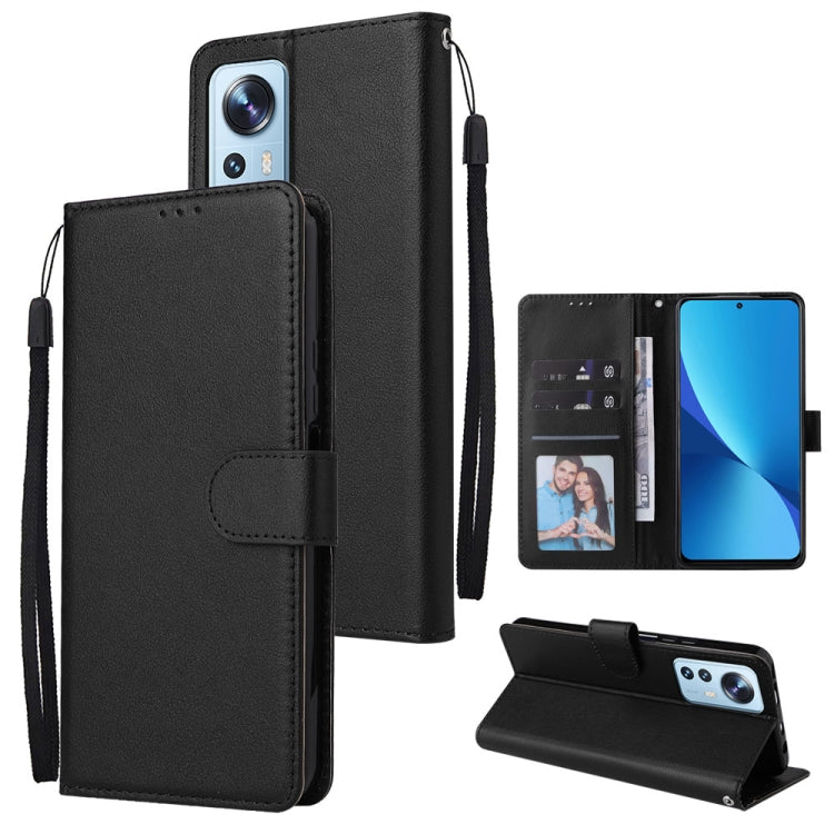 For Xiaomi 12 Lite 3 Card Slots Multifunctional Leather Phone Case