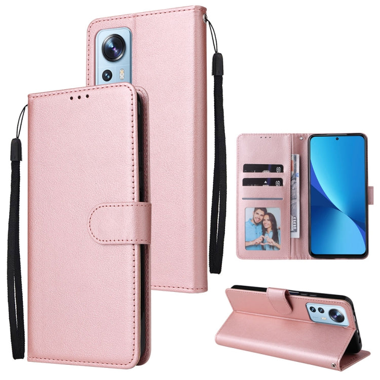 For Xiaomi 12 Lite 3 Card Slots Multifunctional Leather Phone Case