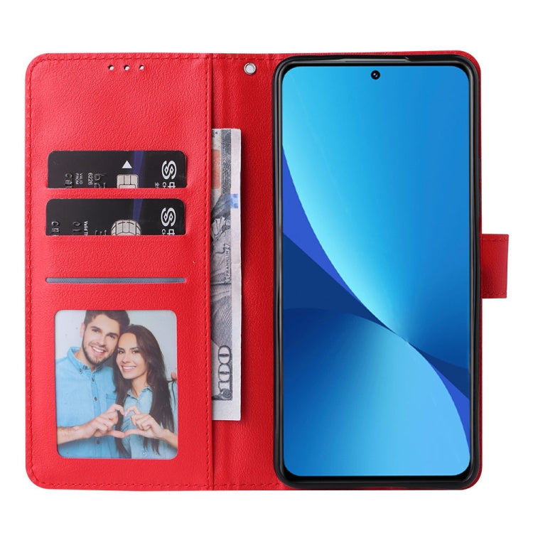 For Xiaomi 12 Lite 3 Card Slots Multifunctional Leather Phone Case