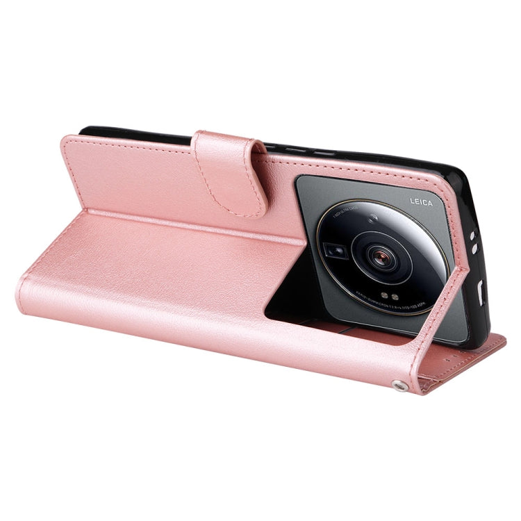 For Xiaomi 12S Ultra 3 Card Slots Multifunctional Leather Phone Case