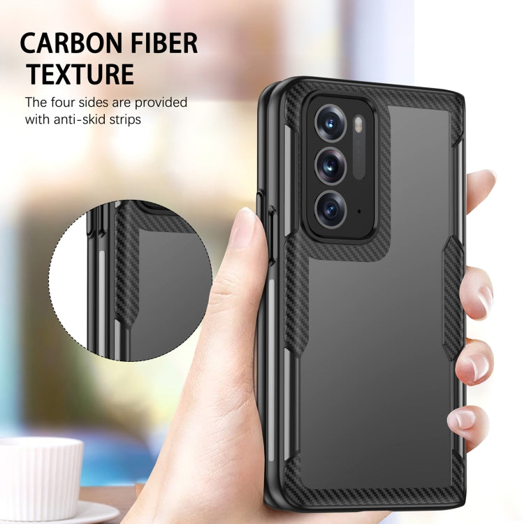 For OPPO Find N Carbon Brazed TPU Drop Protection Phone Case