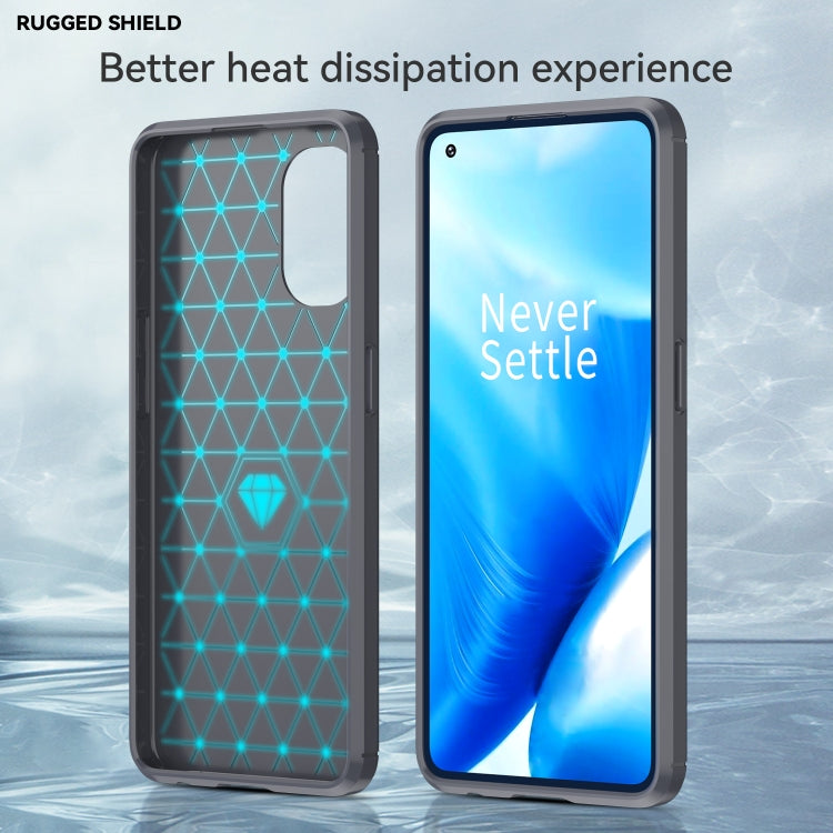 For OPPO Reno7 Lite Brushed Texture Carbon Fiber TPU Phone Case