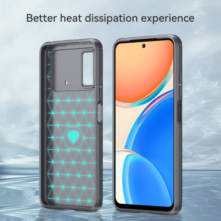 For Xiaomi Poco M4 Pro Brushed Texture Carbon Fiber TPU Phone Case