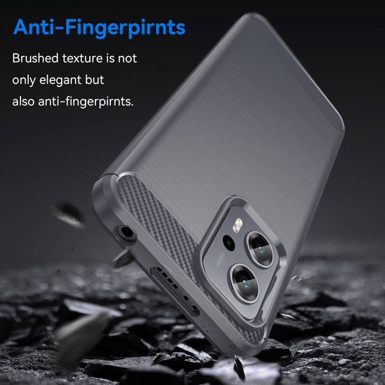 For Xiaomi Poco X4 GT Brushed Texture Carbon Fiber TPU Phone Case