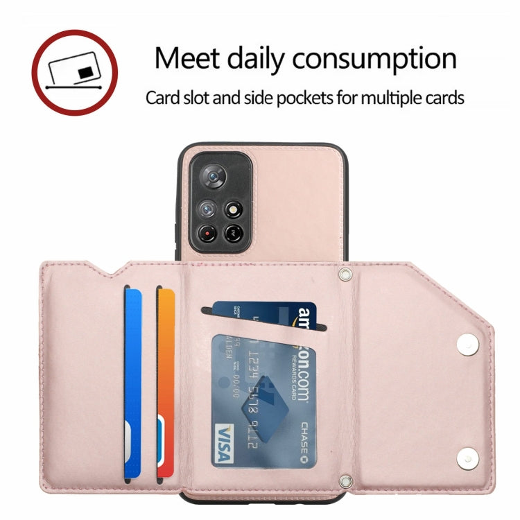 For Xiaomi Redmi Note 11 5G/Poco M4 Pro 5G Skin Feel PU + TPU + PC Back Cover Shockproof Case