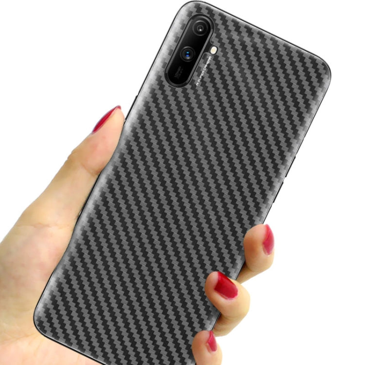 For OPPO Realme C3 IMAK Carbon Fiber Pattern PVC Back Protective Film