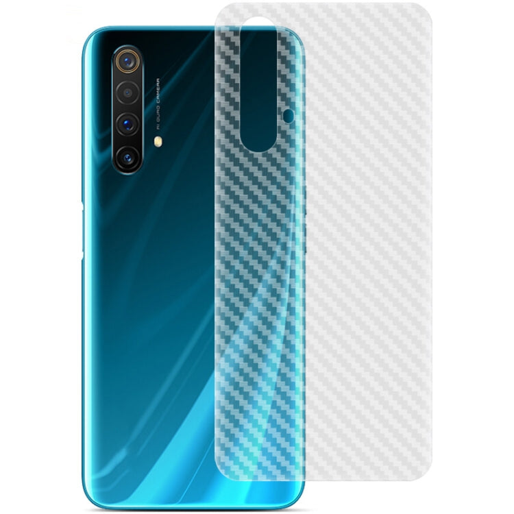 For OPPO Realme X50 5G IMAK Carbon Fiber Pattern PVC Back Protective Film
