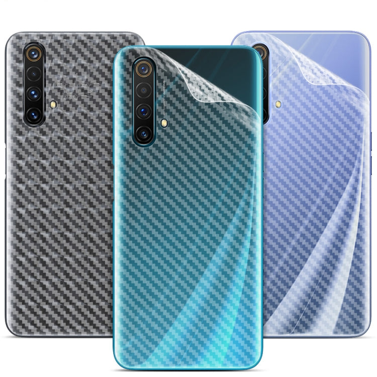 For OPPO Realme X50 5G IMAK Carbon Fiber Pattern PVC Back Protective Film