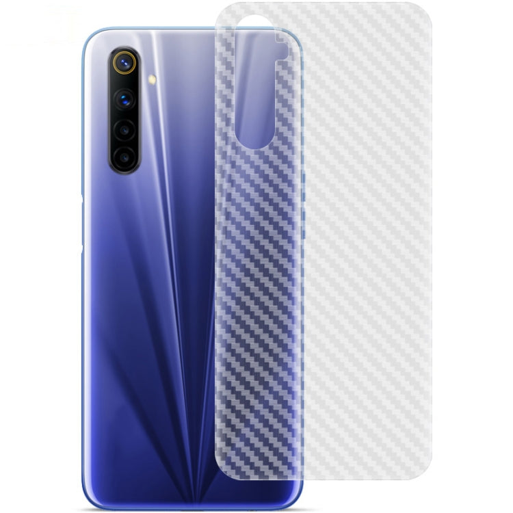 For OPPO Realme 6 IMAK Carbon Fiber Pattern PVC Back Protective Film