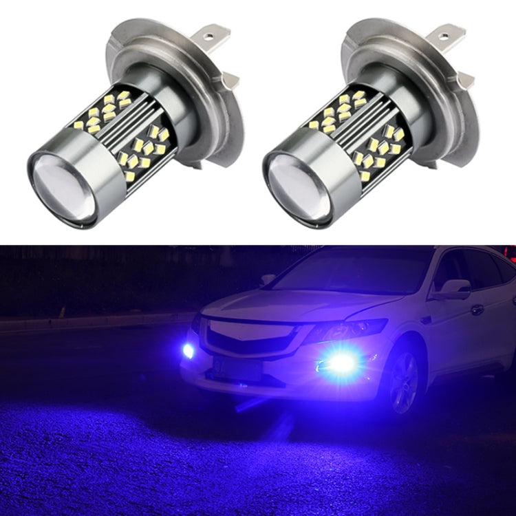 1 Pair H7 12V 7W Strobe Car LED Fog Light