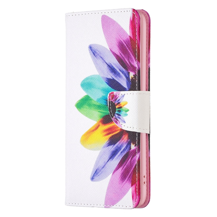 For OPPO A57 4G Colored Drawing Pattern Leather Phone Case