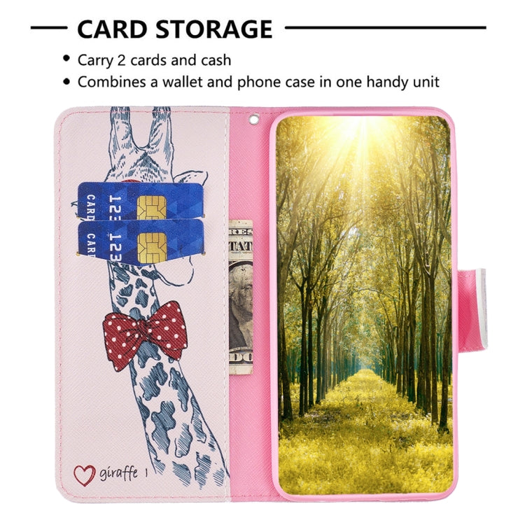 For Realme C30 Colored Drawing Pattern Leather Phone Case