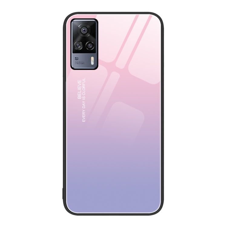 For vivo S9e Colorful Painted Glass Phone Case