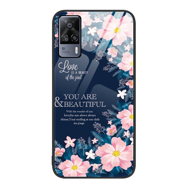 For vivo S9e Colorful Painted Glass Phone Case
