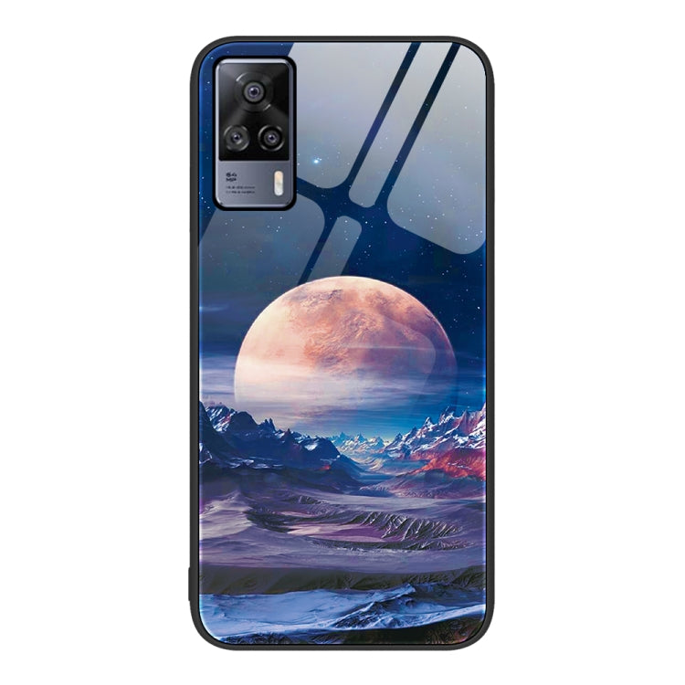 For vivo S9e Colorful Painted Glass Phone Case