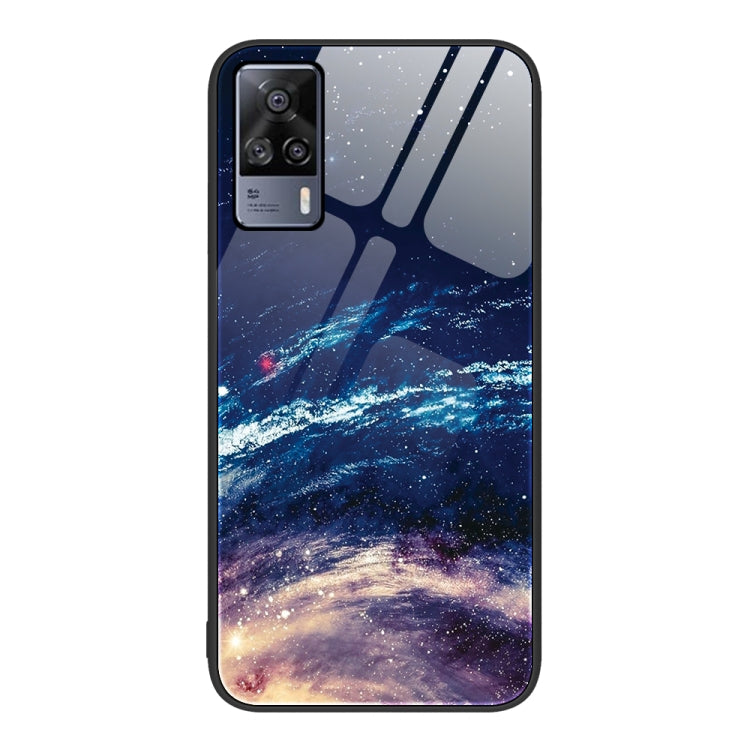 For vivo S9e Colorful Painted Glass Phone Case
