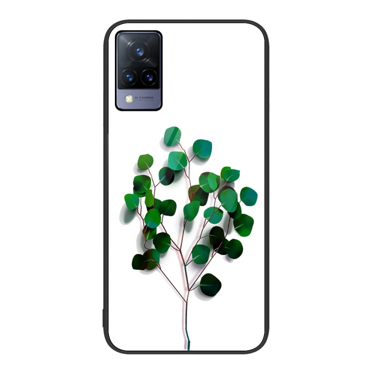 For vivo S9 Colorful Painted Glass Phone Case