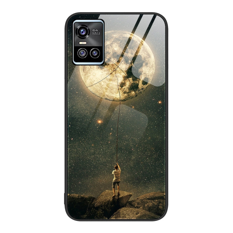 For vivo S10 Colorful Painted Glass Phone Case