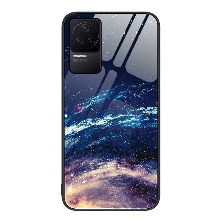 For Xiaomi Redmi K50 Pro Colorful Painted Glass Phone Case