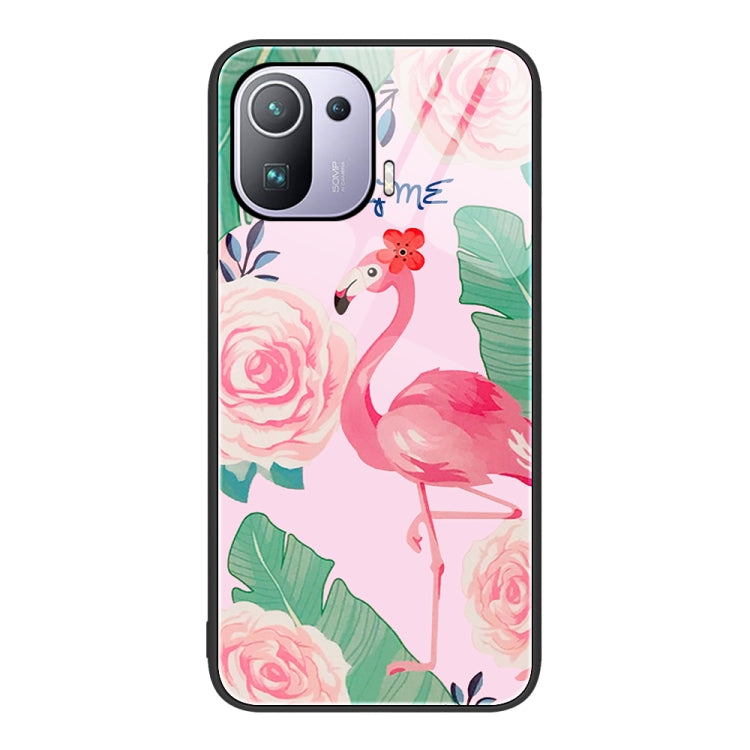 For Xiaomi Mi 11 Pro Colorful Painted Glass Phone Case
