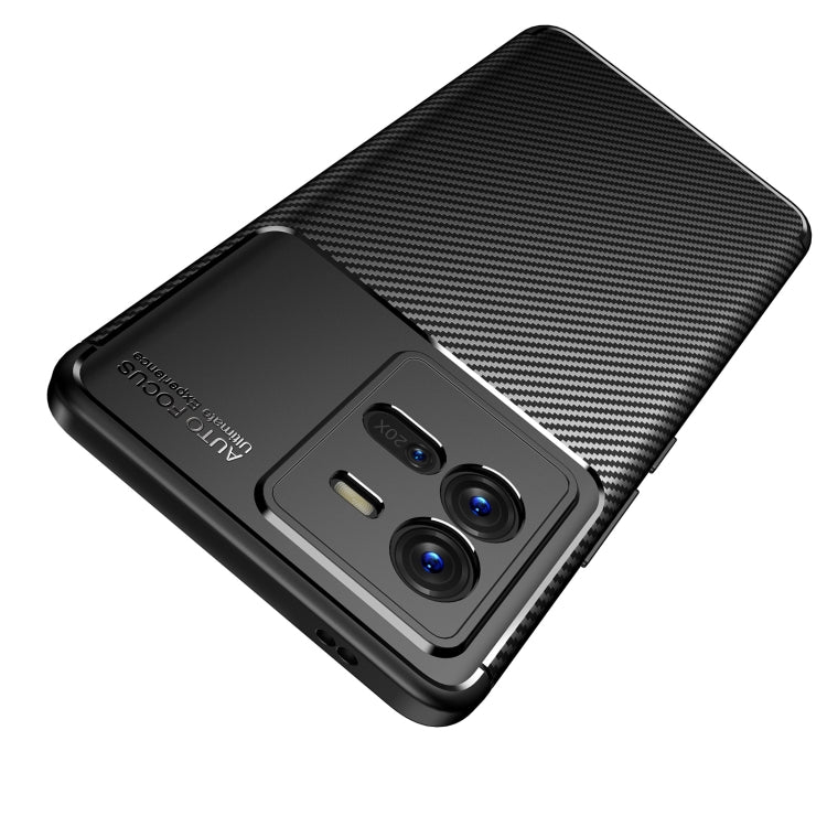 For vivo iQOO 10 Pro Carbon Fiber Texture Shockproof TPU Phone Case