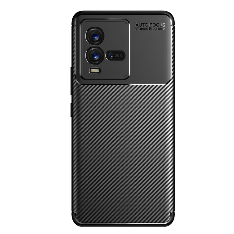 For vivo iQOO 10 Carbon Fiber Texture Shockproof TPU Phone Case